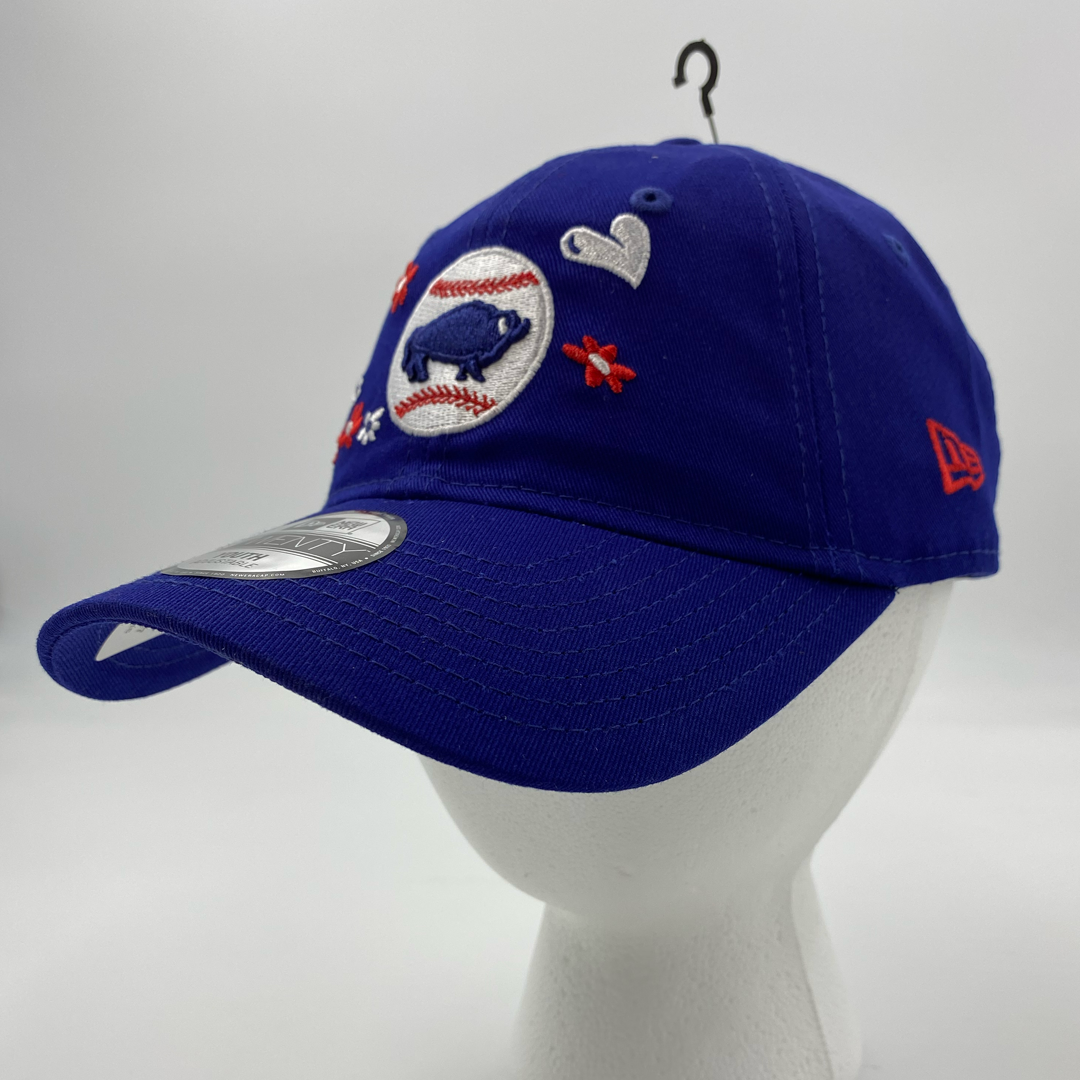 Women's New Era Cream Buffalo Bills Historic Logo Floral 9TWENTY Adjustable  Hat