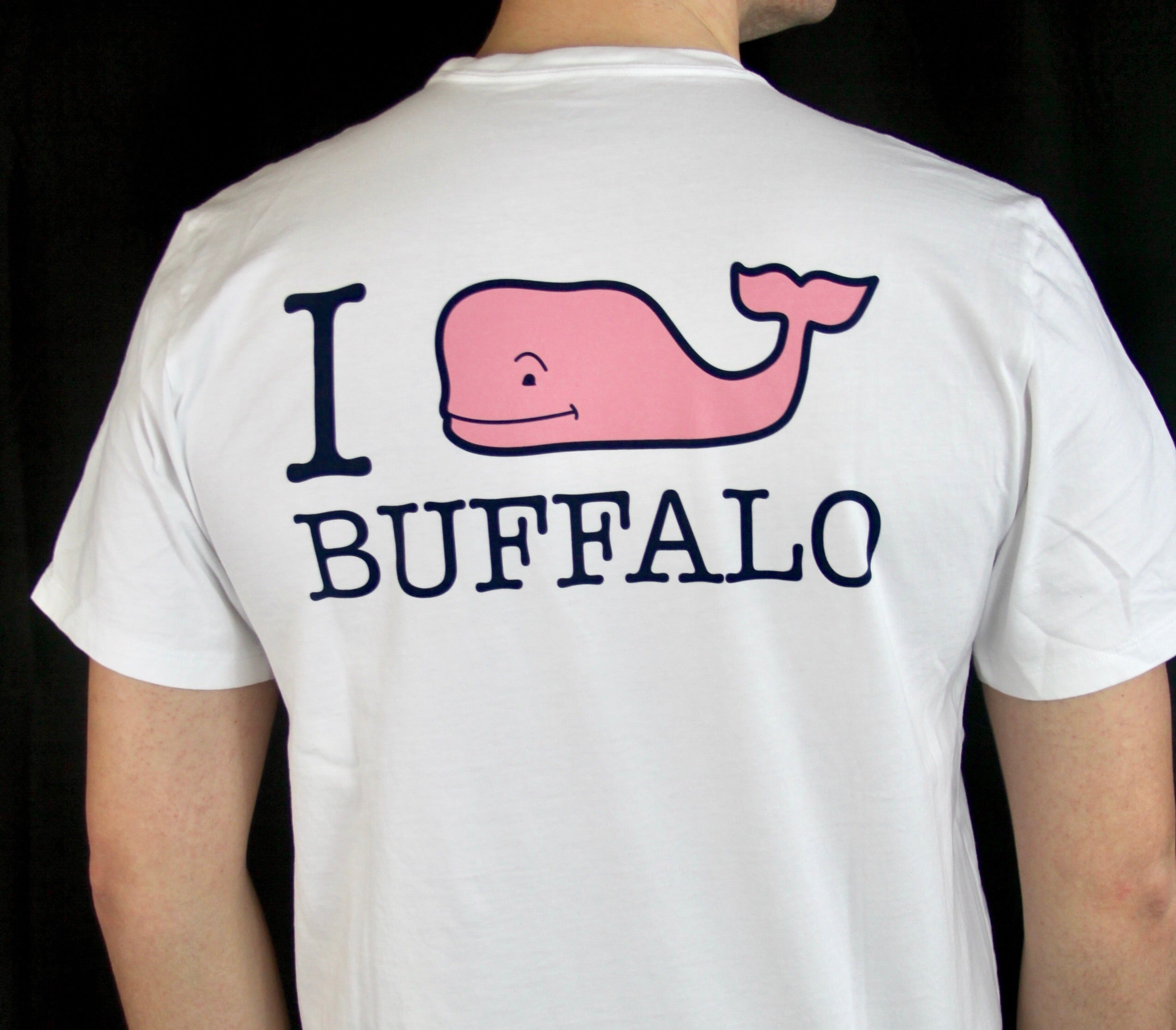 Youth Buffalo Bills Vineyard Vines White Whale Helmet Pocket T-Shirt