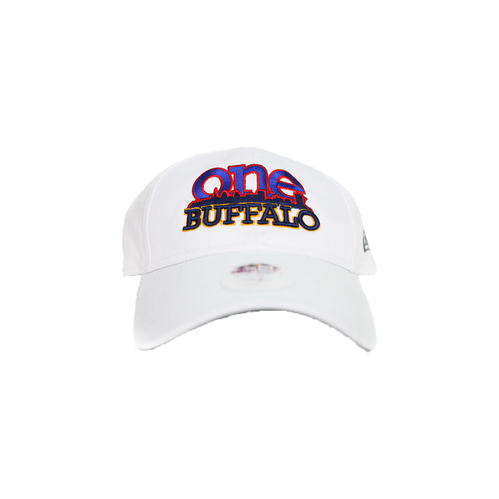 White "One Buffalo" Women's Adjustable Cap