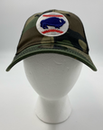 New Era Buffalo Bisons Camo Youth Adjustable Trucker Hat