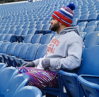 Zubaz Bills Royal Blue With Camo Track Pants